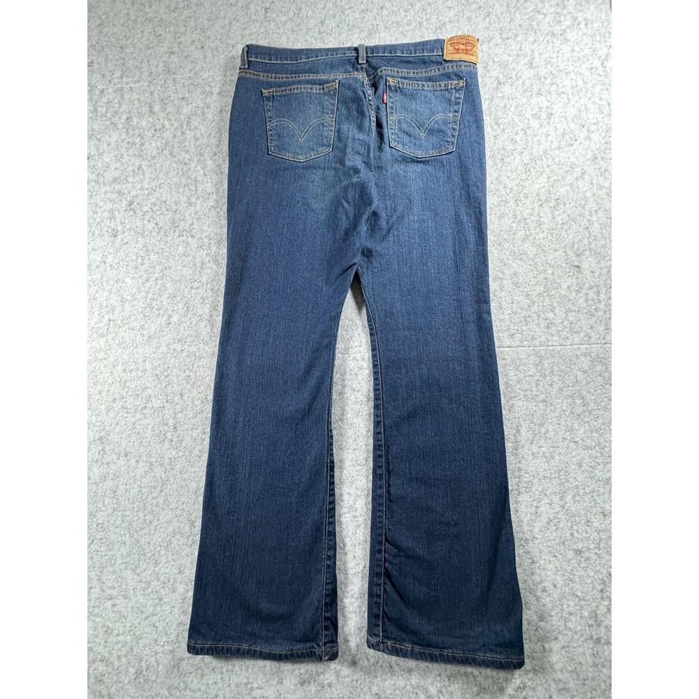 Levis 515 Bootcut Jeans Womens 16L Blue Medium Wash High Rise Stretch Denim - Picture 2 of 13
